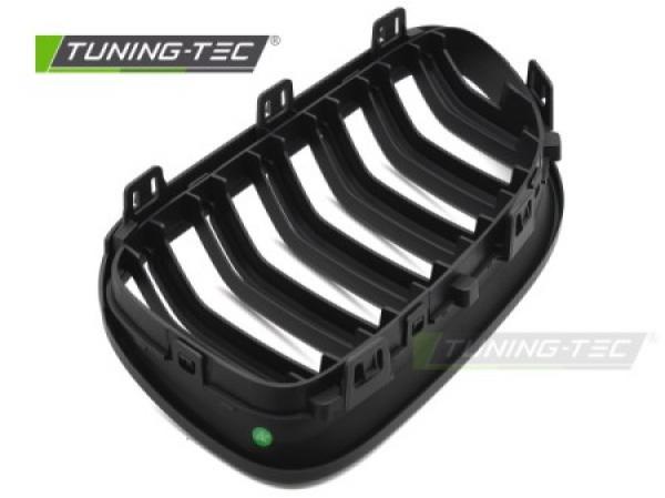 Upgrade Doppelsteg Design Sportgrill Nieren für BMW 3er E92/E93 LCI Coupe/Cabrio 10-13 matt schwarz