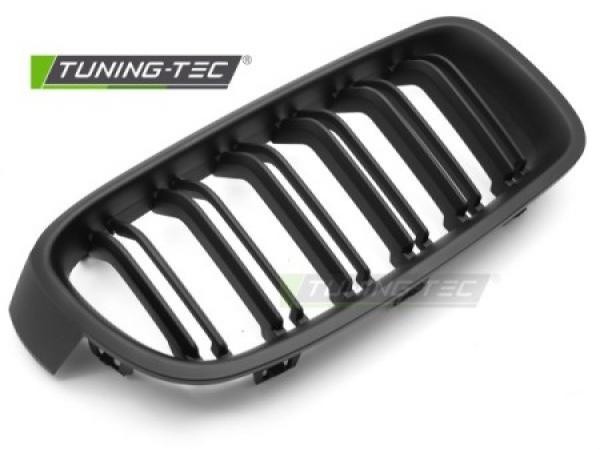 Upgrade Sportgrill Nieren für BMW 3er F30/F31 Limousine/Touring 11-18 matt schwarz in Doppelsteg Design