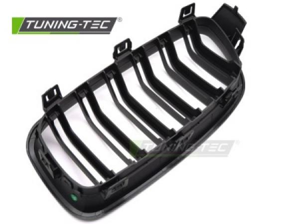 Upgrade Sportgrill Nieren für BMW 3er F30/F31 Limousine/Touring 11-18 matt schwarz in Doppelsteg Design