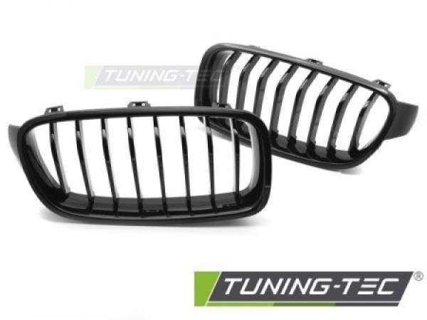 Upgrade Design Sportgrill Nieren für BMW 3er F30/F31 Limousine/Touring 11-18 Hochglanz schwarz