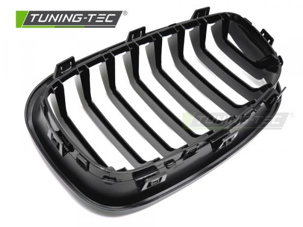 Upgrade Sportgrill / Kühlergrill Nieren für BMW 1er F20/F21 11-14 Hochglanz schwarz