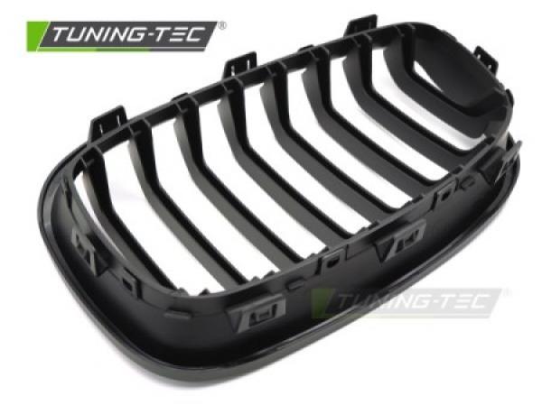 Upgrade Sportgrill / Kühlergrill Nieren für BMW 1er F20/F21 11-14 matt schwarz