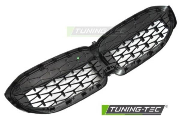 Upgrade "Teardrop" Design Sportgrill Nieren für BMW 3er G20/G21 LCI 2019+ Hochglanz schwarz/chrom