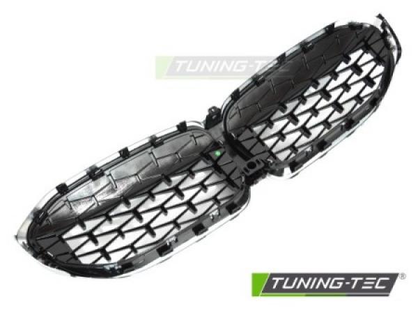 Upgrade "Teardrop" Design Sportgrill Nieren für BMW 3er G20/G21 LCI 2019+ Silber/chrom