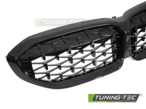 Upgrade "Teardrop" Design Sportgrill Nieren für BMW 3er G20/G21 LCI 2019+ Hochglanz schwarz