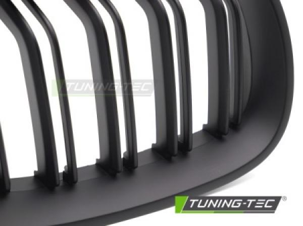 Upgrade Doppelsteg Sportgrill Nieren für BMW 5er E60/E61 03-10 matt schwarz