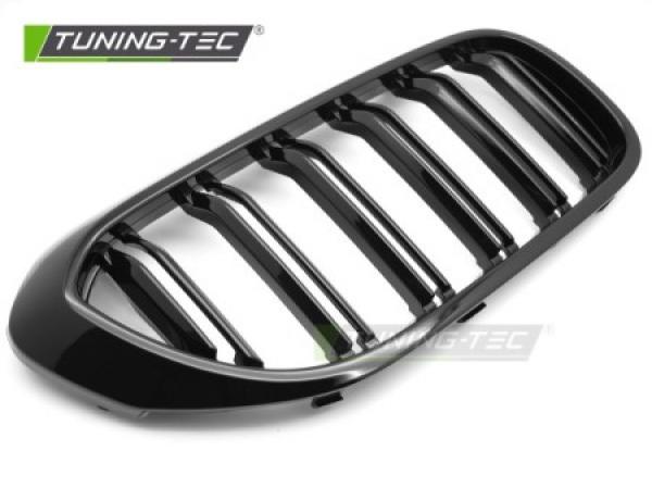 Upgrade Sportgrill Nieren für BMW 5er G30/G31 17-21 Hochglanz schwarz in Doppelsteg Design