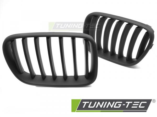 Upgrade Sportgrill Nieren für BMW X3 F25 10-14 Matt schwarz