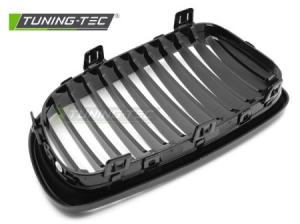 Upgrade Sportgrill / Kühlergrill Nieren für BMW 1er E87/E81/E82/E88 LCI 07-13 Hochglanz schwarz