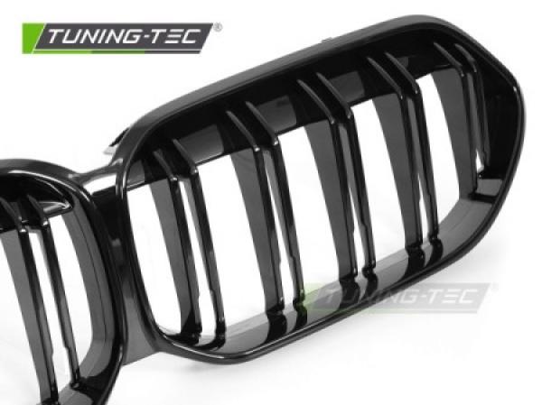 Upgrade Doppelsteg Design Sportgrill Nieren für BMW 2er F44 Grand Coupe 19-24 Hochglanz schwarz
