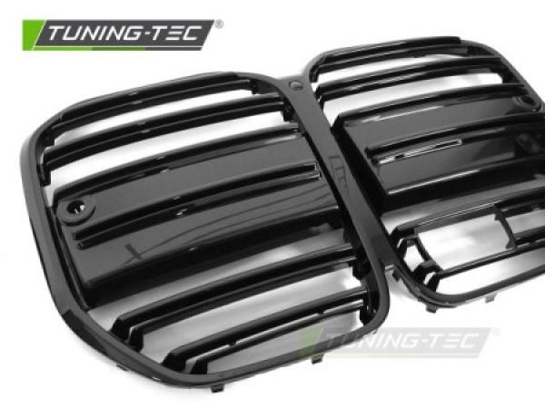 Upgrade Design Sportgrill / Frontgrill Nieren für BMW 4er G22 / G23 Coupe / Cabrio 20+ Hochglanz schwarz