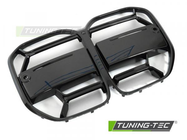 Upgrade+ Design Sportgrill / Frontgrill Nieren für BMW 4er G22 / G23 Coupe / Cabrio 20+ Hochglanz schwarz