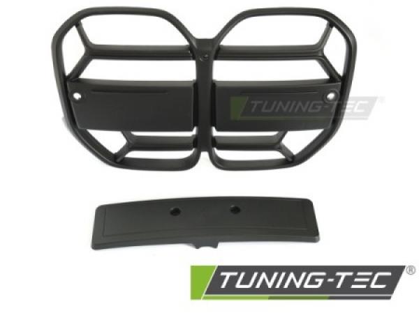 Upgrade+ Design Sportgrill / Frontgrill Nieren für BMW 4er G22 / G23 Coupe / Cabrio 20+ Matt schwarz