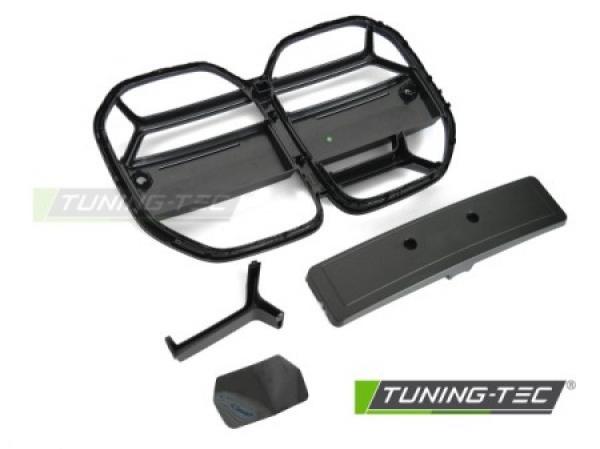 Upgrade+ Design Sportgrill / Frontgrill Nieren für BMW 4er G22 / G23 Coupe / Cabrio 20+ Matt schwarz