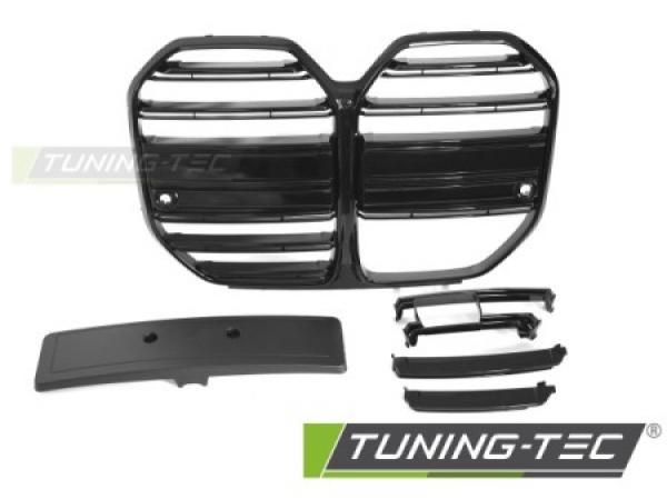 Upgrade Design Sportgrill / Frontgrill Nieren für BMW 4er G26 Gran Coupe 21+ Hochglanz schwarz