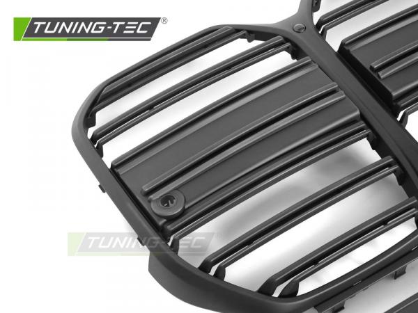 Upgrade Design Sportgrill / Frontgrill Nieren für BMW 4er G26 Gran Coupe 21+ Matt schwarz