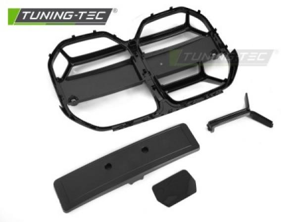 Upgrade+ Design Sportgrill / Frontgrill Nieren für BMW 4er G26 Gran Coupe 21+ Hochglanz schwarz