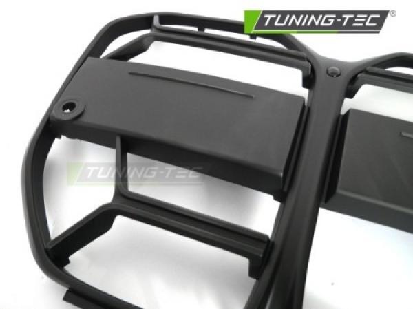 Upgrade+ Design Sportgrill / Frontgrill Nieren für BMW 4er G26 Gran Coupe 21+ Matt schwarz