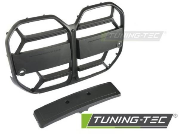 Upgrade+ Design Sportgrill / Frontgrill Nieren für BMW 4er G26 Gran Coupe 21+ Matt schwarz