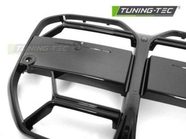 Upgrade+ Design Sportgrill / Frontgrill Nieren für BMW 4er G26 Gran Coupe 21+ Hochglanz schwarz