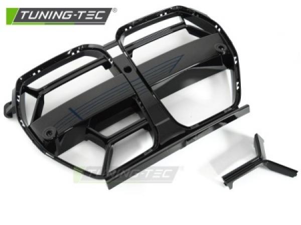 Upgrade+ Design Sportgrill / Frontgrill Nieren für BMW G82 Coupe 21+ Hochglanz schwarz 