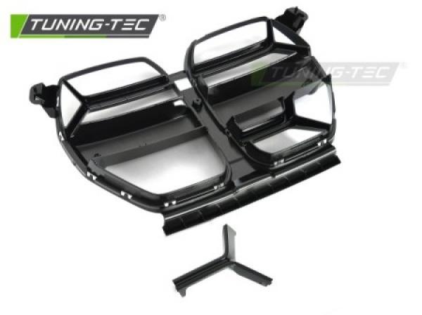 Upgrade+ Design Sportgrill / Frontgrill Nieren für BMW G82 Coupe 21+ Hochglanz schwarz 