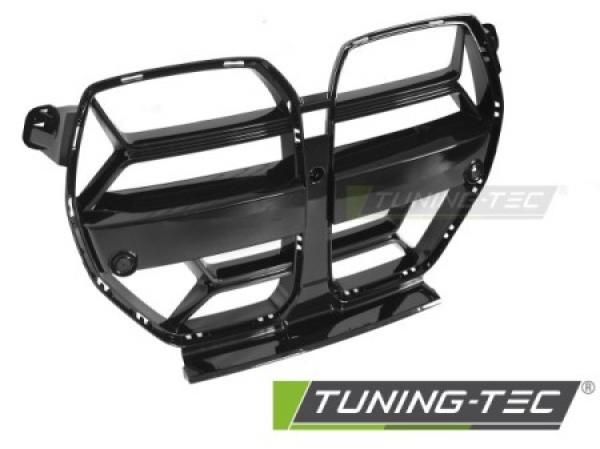 Upgrade+ Design Sportgrill / Frontgrill Nieren für BMW G82 Coupe 21+ Hochglanz schwarz 