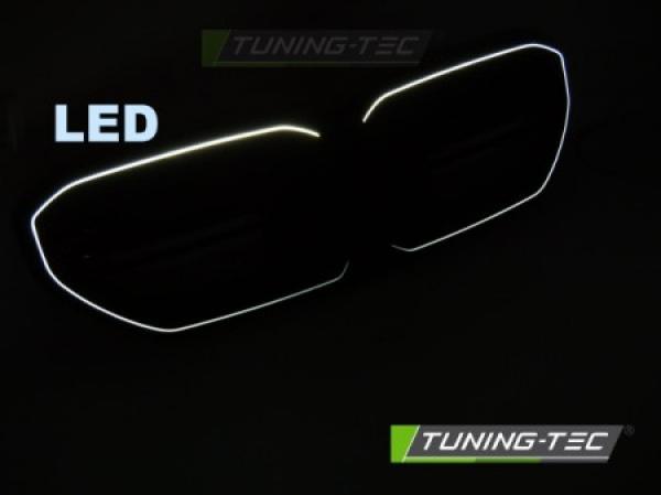 Upgrade Design LED-Kühlergrill in Hochglanz schwarz passend für BMW 5er G60 2024+