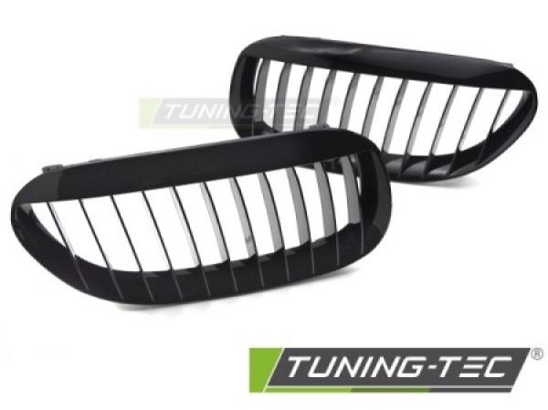 Upgrade Sportgrill / Frontgrill Nieren für BMW 6er E63/E64 Coupe/Cabrio 02-10 Hochglanz schwarz