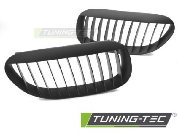 Upgrade Sportgrill / Frontgrill Nieren für BMW 6er E63/E64 Coupe/Cabrio 02-10 Matt schwarz