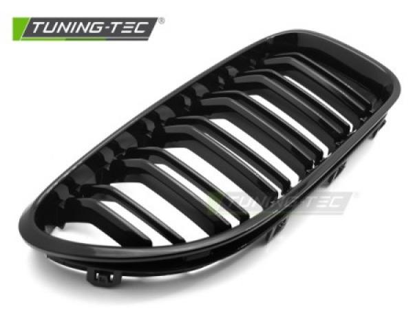 Upgrade Doppelsteg-Design Sportgrill / Frontgrill Nieren für BMW 6er F12 / F13 Coupe/Cabrio 11-18 Hochglanz schwarz
