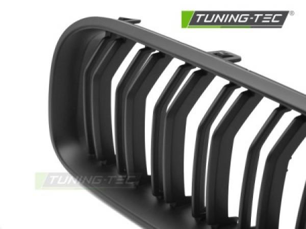 Upgrade Doppelsteg-Design Sportgrill / Frontgrill Nieren für BMW 6er F12 / F13 Coupe/Cabrio 11-18 Matt schwarz
