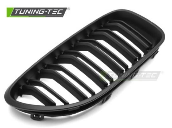 Upgrade Doppelsteg-Design Sportgrill / Frontgrill Nieren für BMW 6er F12 / F13 Coupe/Cabrio 11-18 Matt schwarz