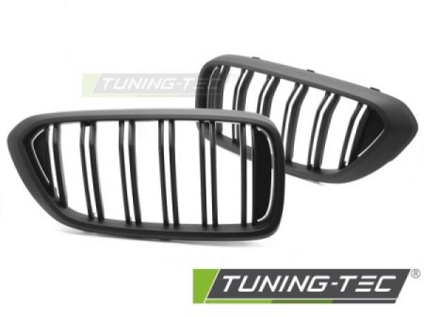 Upgrade Doppelsteg-Design Sportgrill / Frontgrill Nieren für BMW 6er G32 Gran Turismo (GT) 17-20 Matt schwarz