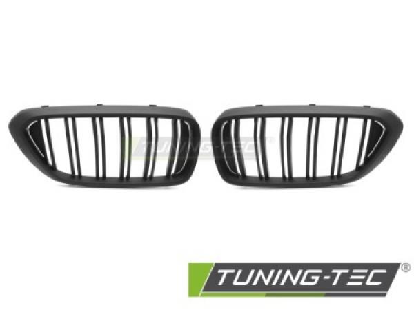 Upgrade Doppelsteg-Design Sportgrill / Frontgrill Nieren für BMW 6er G32 Gran Turismo (GT) 17-20 Matt schwarz