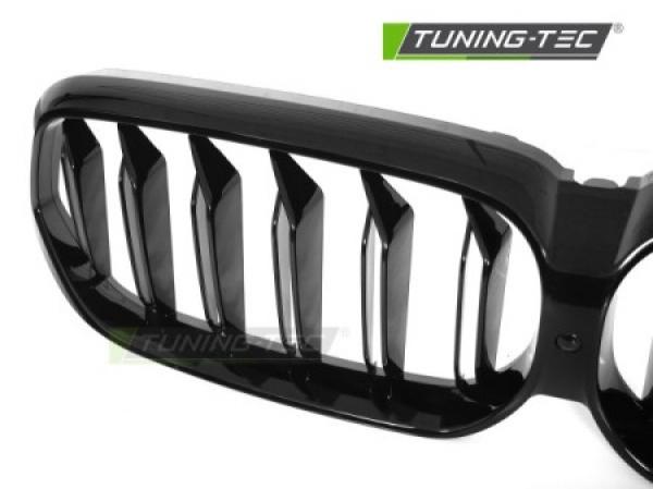 Upgrade Doppelsteg-Design Sportgrill / Frontgrill Nieren für BMW 6er G32 LCI Gran Turismo (GT) 20-23 Hochglanz schwarz