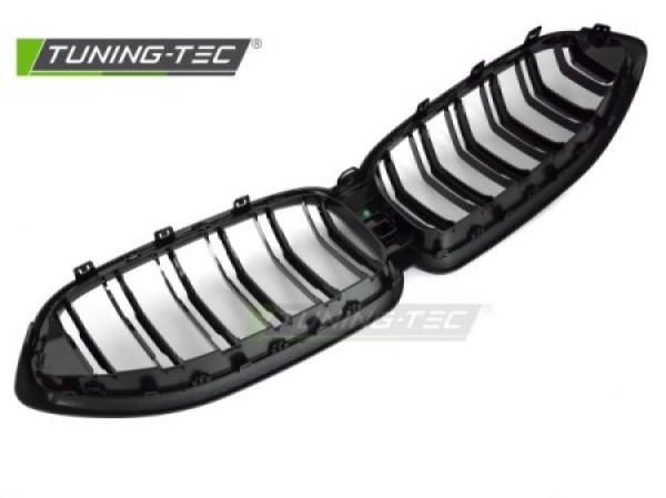 Upgrade Doppelsteg-Design Sportgrill / Frontgrill Nieren für BMW 8er G14 / G15 18-22 Hochglanz schwarz