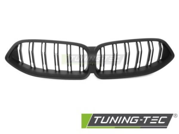 Upgrade Doppelsteg-Design Sportgrill / Frontgrill Nieren für BMW 8er G14 / G15 18-22 Matt schwarz