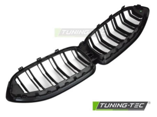 Upgrade Doppelsteg-Design Sportgrill / Frontgrill Nieren für BMW 8er G14 / G15 18-22 Matt schwarz