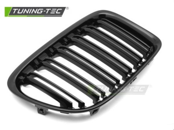 Upgrade Doppelsteg Design Sportgrill / Frontgrill Nieren für BMW X1 E84 09-12 Hochglanz schwarz