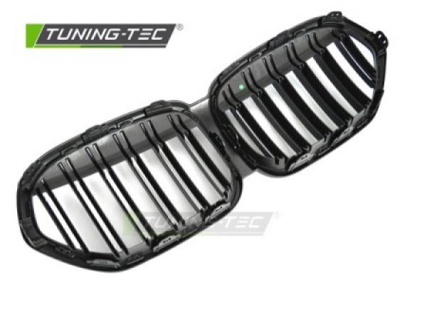 Upgrade Doppelsteg Design Sportgrill / Frontgrill Nieren für BMW X1 F48 LCI 20-22 Matt schwarz