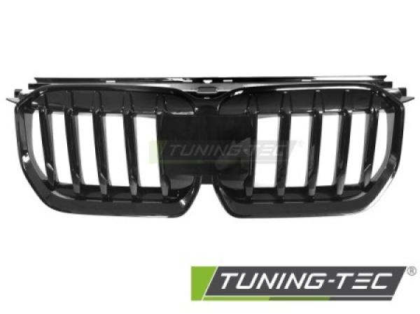 Upgrade Design Sportgrill / Frontgrill Nieren für BMW X1 U11 22+ Hochglanz schwarz