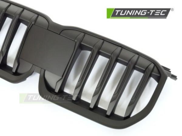 Upgrade Design Sportgrill / Frontgrill Nieren für BMW X1 U11 22+ Matt schwarz