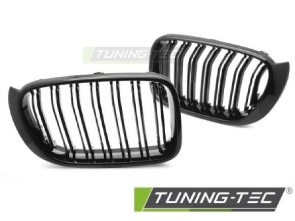 Upgrade Doppelsteg Design Sportgrill / Frontgrill Nieren für BMW X3 F25 /X4 F26 14-18 Hochglanz schwarz