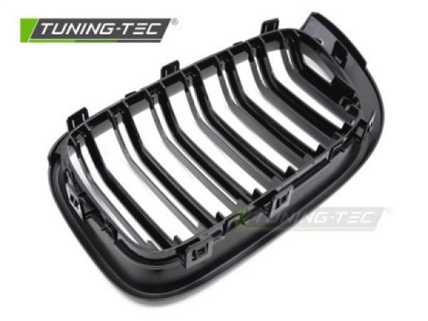 Upgrade Doppelsteg Design Sportgrill / Frontgrill Nieren für BMW X3 F25 /X4 F26 14-18 Hochglanz schwarz