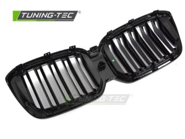 Upgrade Doppelsteg Design Sportgrill / Frontgrill Nieren für BMW X3 G01 / X4 G02 LCI 21-25 Hochglanz schwarz