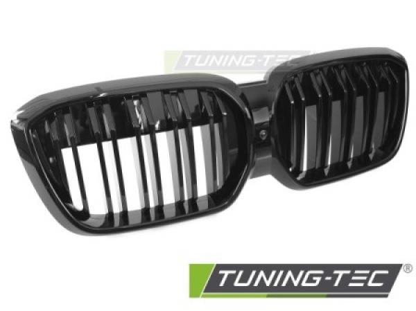 Upgrade Doppelsteg Design Sportgrill / Frontgrill Nieren für BMW iX3 G08 LCI 21-25 Hochglanz schwarz