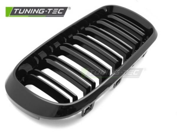 Upgrade Doppelsteg Design Sportgrill Nieren für BMW X5 F15 / X6 F16 14-19 Hochglanz schwarz