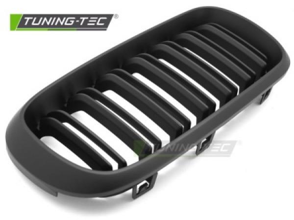 UUpgrade Doppelsteg Design Sportgrill Nieren für BMW X5 F15 / X6 F16 14-19 Matt schwarz