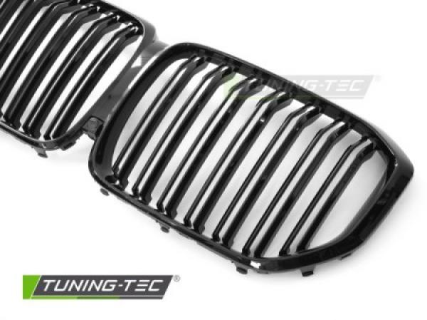 Upgrade Doppelsteg Design Sportgrill Nieren für BMW X5 G05 19-22 Hochglanz schwarz